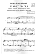 Stabat Mater - PERGOLESE - Partition - Duos